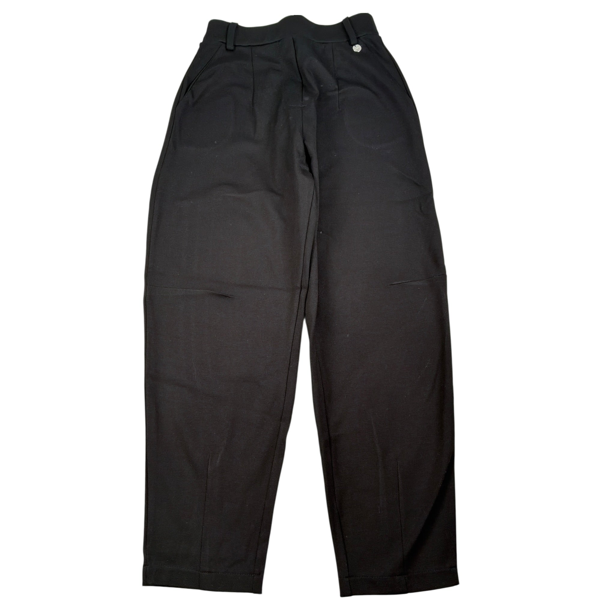 Imperial Pantalone tinta unita con Elastico In Vita Nero per Bambina PE25172GG80 NERO IMPERIAL 