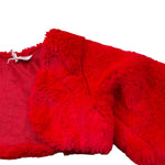 Isabel Coprispalle In Pelliccia tinta unita Rosso per Bambina IS6430NJ ROSSO ISABEL 