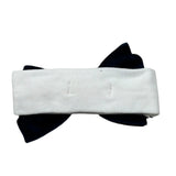 Isabel & Martinez Fascia Bicolore con Fiocco Bianco/Blu per Neonata IM22C321 BIANCO/BLU ISABEL & MARTINEZ 