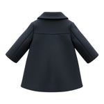Isabel & Martinez Cappotto tinta unita con Bottoni Blu per Neonata IM24A278 BLU ISABEL & MARTINEZ 