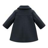 Isabel & Martinez Cappotto tinta unita con Bottoni Blu per Neonata IM24A278 BLU ISABEL & MARTINEZ 