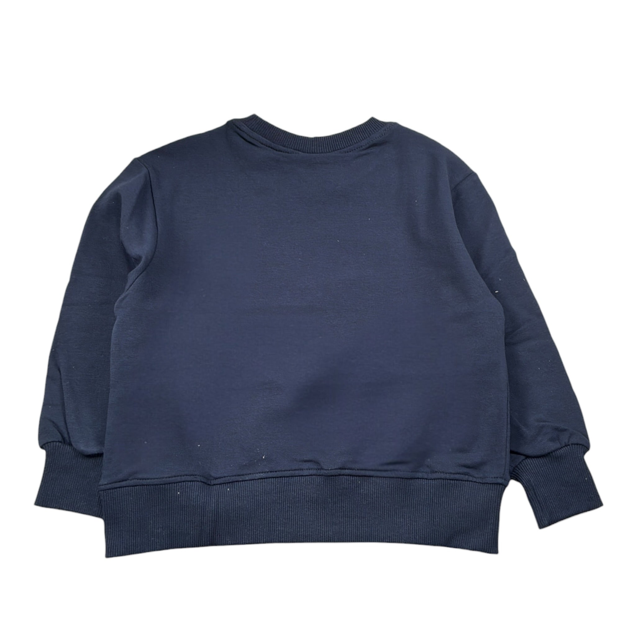 Italian Brainrot Felpa tinta unita Girocollo con Stampa Blu per Bambino F5IBJBSW020 BLU ITALIAN BRAINROT 