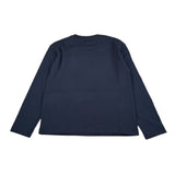 Italian Brainrot Shirt tinta unita Girocollo con Stampa Blu per Bambino F5IBJBTH013 BLU ITALIAN BRAINROT 