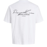 Jack&Jones T-Shirt tinta unita con Stampa Bianco per Bambino 12284046 BIANCO JACK&JONES 