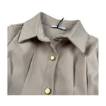 Janice Abito Manica Lunga tinta unita Beige per Bambina JN639N BEIGE JANICE 