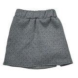 Janice Gonna tinta unita con Brillantini Grigio per Bambina JN952B GRIGIO JANICE 
