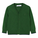 Jeckerson Cardigan tinta unita Verde per Bambino JB5003W25 VERDE JECKERSON 