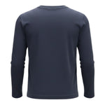 Jeckerson Shirt Girocollo tinta unita con Stampa Blu per Bambino JB5006W25 BLU JECKERSON 