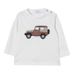 Jeckerson Shirt Girocollo tinta unita con Stampa Bianco per Bambino JB5071W25X BIANCO JECKERSON 