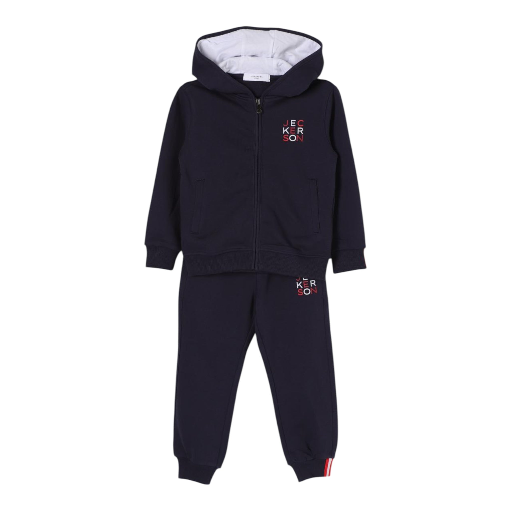 Jeckerson Completo 2 Pezzi Felpa-Pantalone tinta unita Blu per Neonato JN4250 BLU JECKERSON 