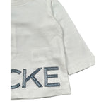 Jeckerson Shirt Girocollo tinta unita Cn Ricami Bianco per Neonato JN4312 BIANCO JECKERSON 