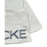 Jeckerson Shirt Girocollo tinta unita Cn Ricami Bianco per Neonato JN4312 BIANCO JECKERSON 