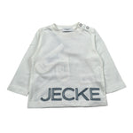 Jeckerson Shirt Girocollo tinta unita Cn Ricami Bianco per Neonato JN4312 BIANCO JECKERSON 
