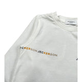 Jeckerson Shirt Girocollo tinta unita con Logo Bianco per Bambino JN4337J BIANCO JECKERSON 