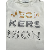 Jeckerson Shirt Girocollo tinta unita Cn Ricami Bianco per Neonato JN4341 BIANCO JECKERSON 