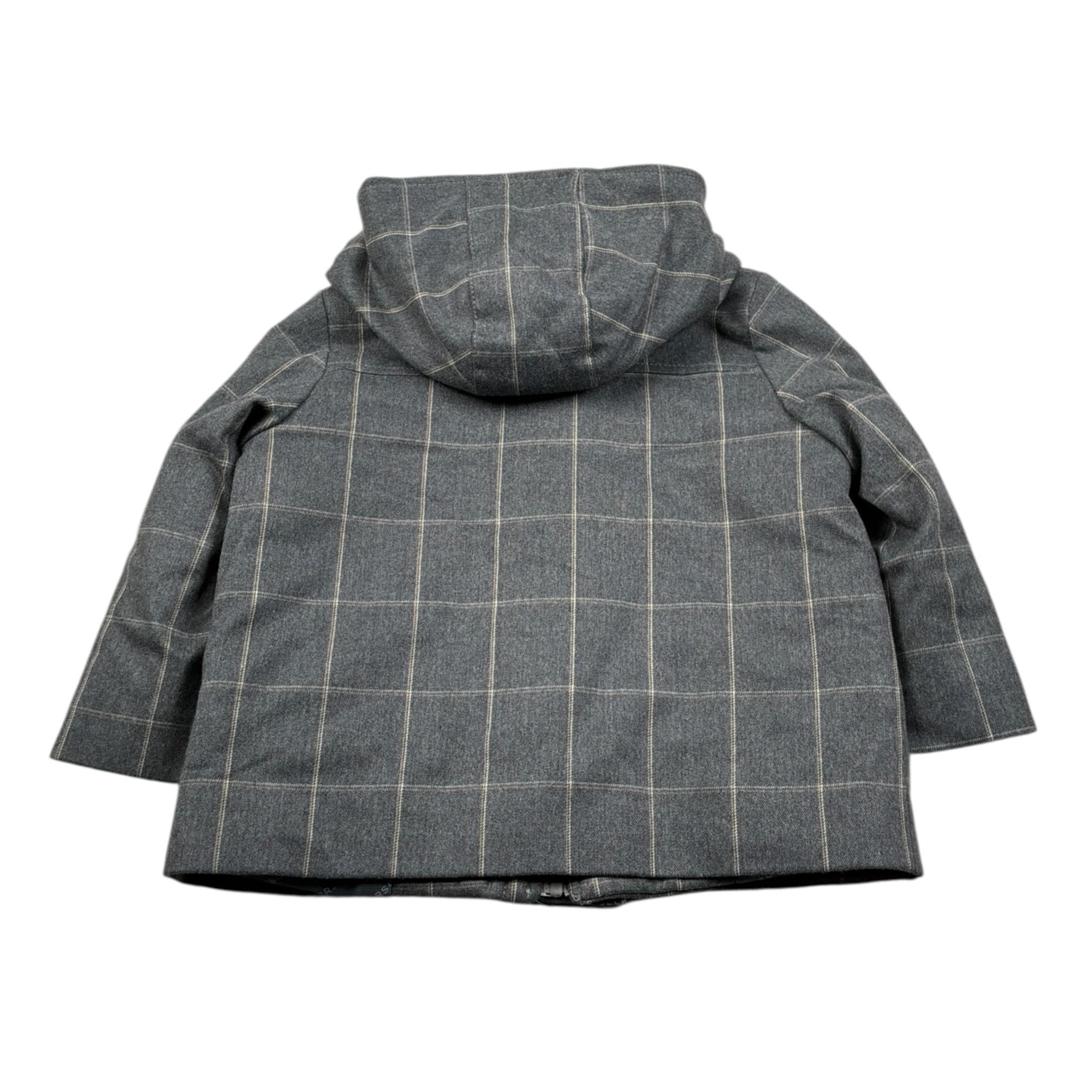 Jeckerson Cappotto tinta unita Cn Cappuccio Grigio per Neonato JN4347 GRIGIO JECKERSON 