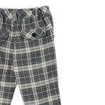Jeckerson Pantalone Bicolore con Fantasia A Quadri Grigio per Neonato JN4814W25 GRIGIO JECKERSON 