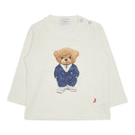 Jeckerson Shirt Girocollo tinta unita con Stampa Bianco per Bambino KRC12 BIANCO JECKERSON 
