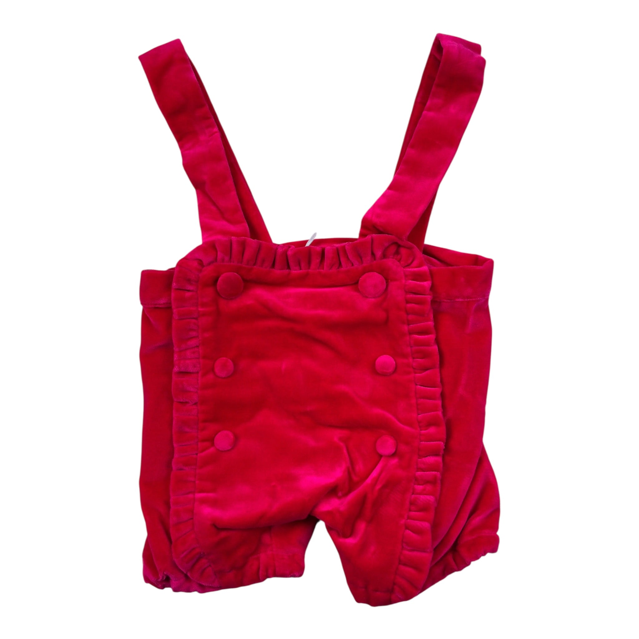 Jesvrvm Salopette tinta unita In Velluto Fuxia per Neonata PEGASO FUXIA JESVRVM 