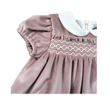 J.O. Milano Abito Mezza Manica tinta unita Rosa per Neonata 462G1 ROSA J.O. MILANO 