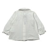 J.O. Milano Camicia Manica Lunga tinta unita Bianco per Neonata 566X99 BIANCO J.O. MILANO 
