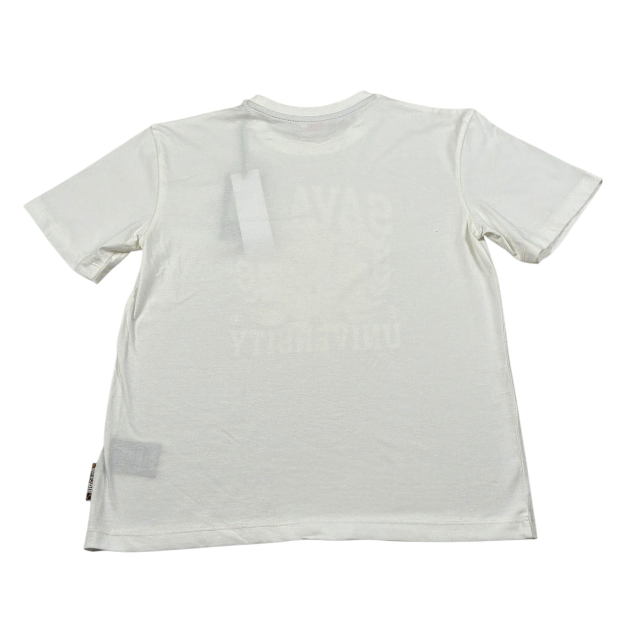 John Richmond T-Shirt Girocollo tinta unita con Logo Panna per Bambina JGA26017TS PANNA JOHN RICHMOND 