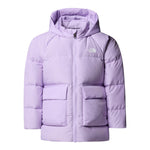 The North Face Giubbino tinta unita con Cappuccio Lilla per Bambina NF0A88VFQZIX LILLA THE NORTH FACE 