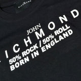 John Richmond T-Shirt tinta unita con Stampa Nero per Bambino RBA24043TS NERO JOHN RICHMOND 
