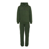 John Richmond Completo 2 Pezzi Felpa-Pantalone tinta unita Verde per Bambino RBA25007CFXXX VERDE JOHN RICHMOND 