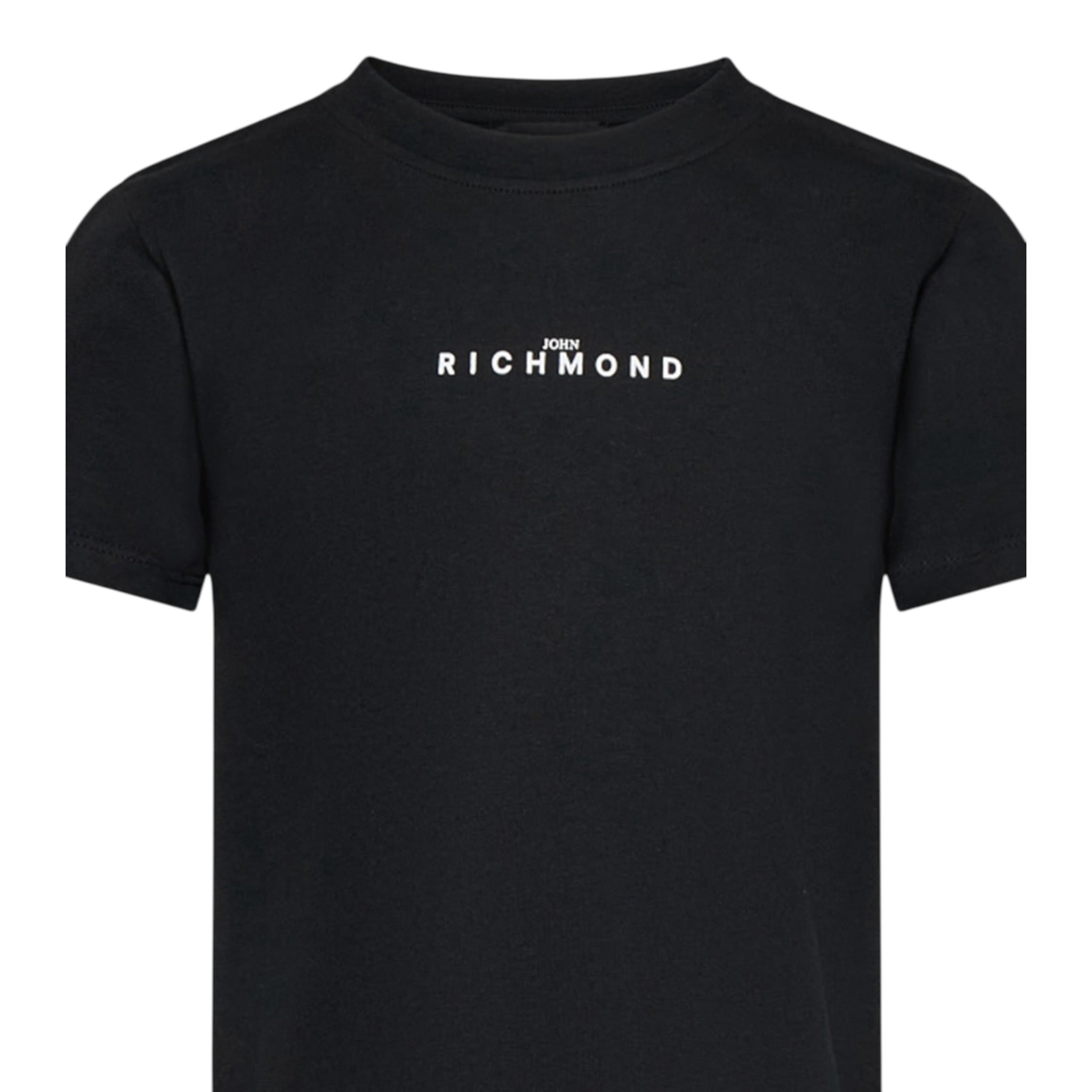 John Richmond T-Shirt tinta unita con Stampa Nero per Neonato RBA25010TSNXX NERO JOHN RICHMOND 