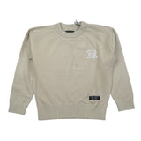 John Richmond Maglia tinta unita con Logo Beige per Bambino RBA25011MA BEIGE JOHN RICHMOND 