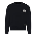 John Richmond Maglia tinta unita con Logo Nero per Bambino RBA25011MA NERO JOHN RICHMOND 