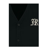 John Richmond Cardigan tinta unita con Ricami Nero per Neonato RBA25012CDXN NERO JOHN RICHMOND 