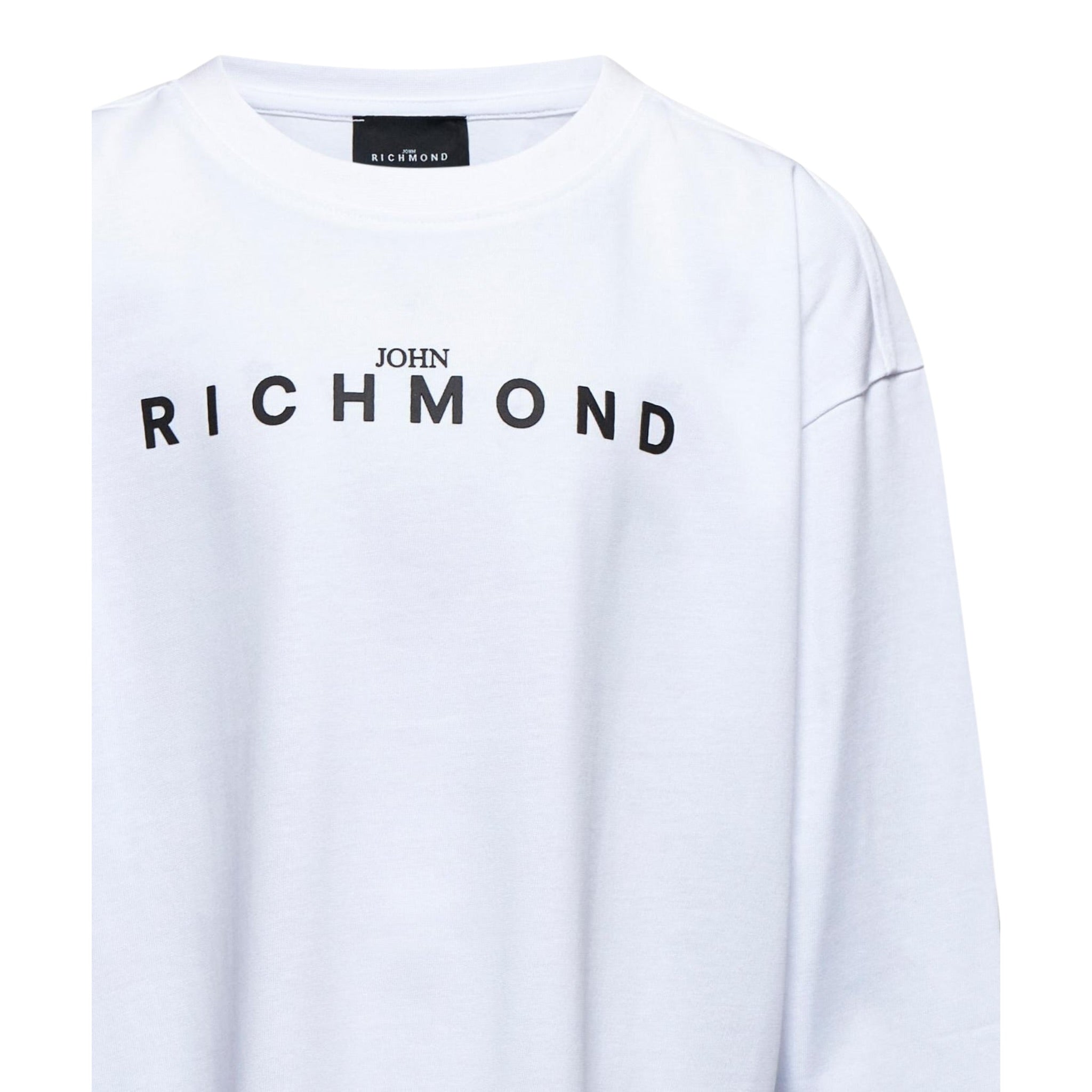 John Richmond Shirt tinta unita con Stampa Bianco per Neonato RBA25016TSNXX BIANCO JOHN RICHMOND 