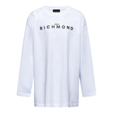 John Richmond Shirt tinta unita con Stampa Bianco per Bambino RBA25016TSX BIANCO JOHN RICHMOND 