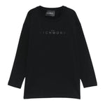 John Richmond Shirt tinta unita con Stampa Nero per Bambino RBA25016TSX NERO JOHN RICHMOND 