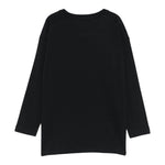 John Richmond Shirt tinta unita con Stampa Nero per Bambino RBA25016TSXX NERO JOHN RICHMOND 