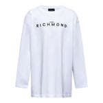John Richmond Shirt tinta unita con Stampa Bianco per Bambino RBA25016TSXXX BIANCO JOHN RICHMOND 