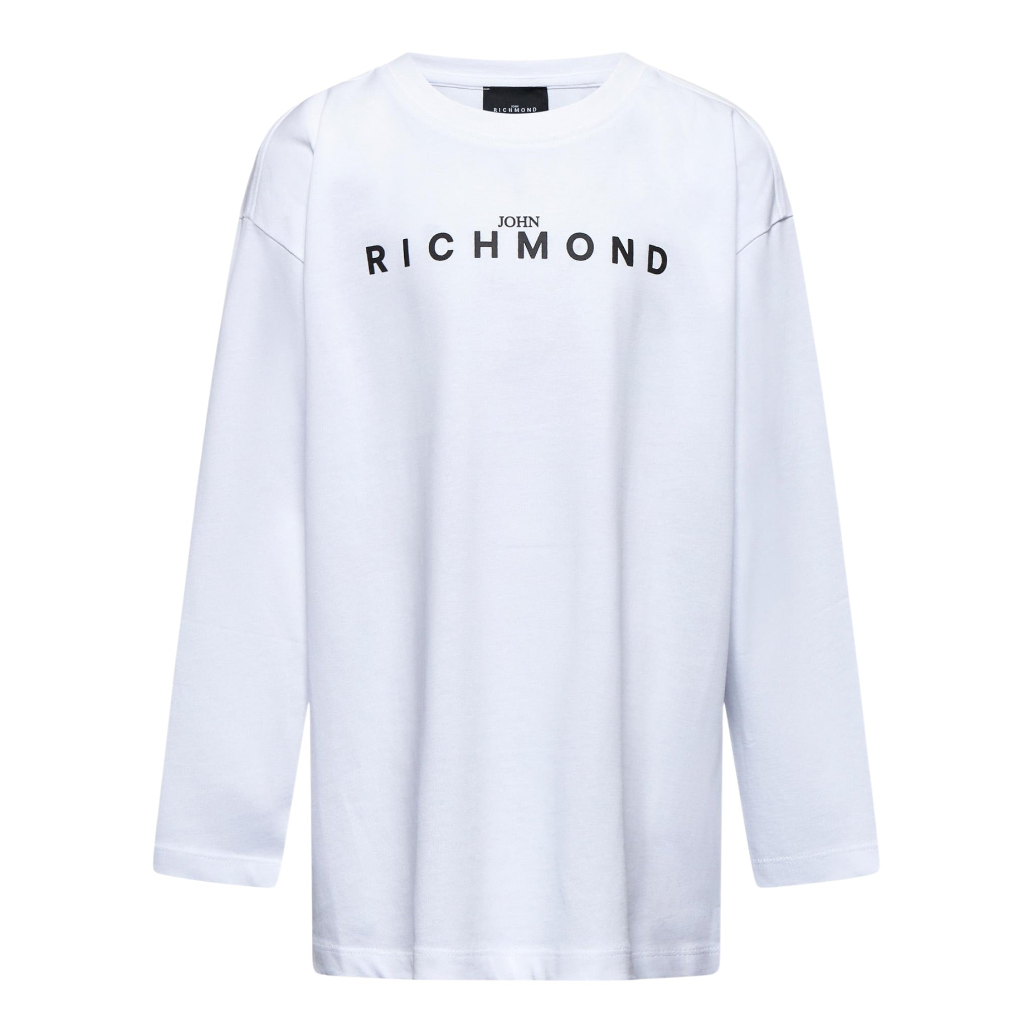 John Richmond Shirt tinta unita con Stampa Bianco per Bambino RBA25016TSXXX BIANCO JOHN RICHMOND 