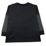 John Richmond Shirt tinta unita con Stampa Nero per Bambino RBA25037TS NERO JOHN RICHMOND 