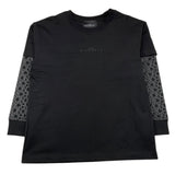 John Richmond Shirt tinta unita con Stampa Nero per Neonato RBA25037TSN NERO JOHN RICHMOND 