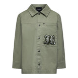 John Richmond Camicia Manica Lunga tinta unita Verde per Bambino RBA25056CA VERDE JOHN RICHMOND 