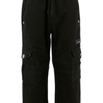 John Richmond Jeans tinta unita con Elastico In Vita Nero per Neonato RBA25090PA NERO JOHN RICHMOND 