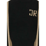 John Richmond Maglia Bicolore con Logo Nero/Beige per Neonata RBA25101MANX NERO/BEIGE JOHN RICHMOND 