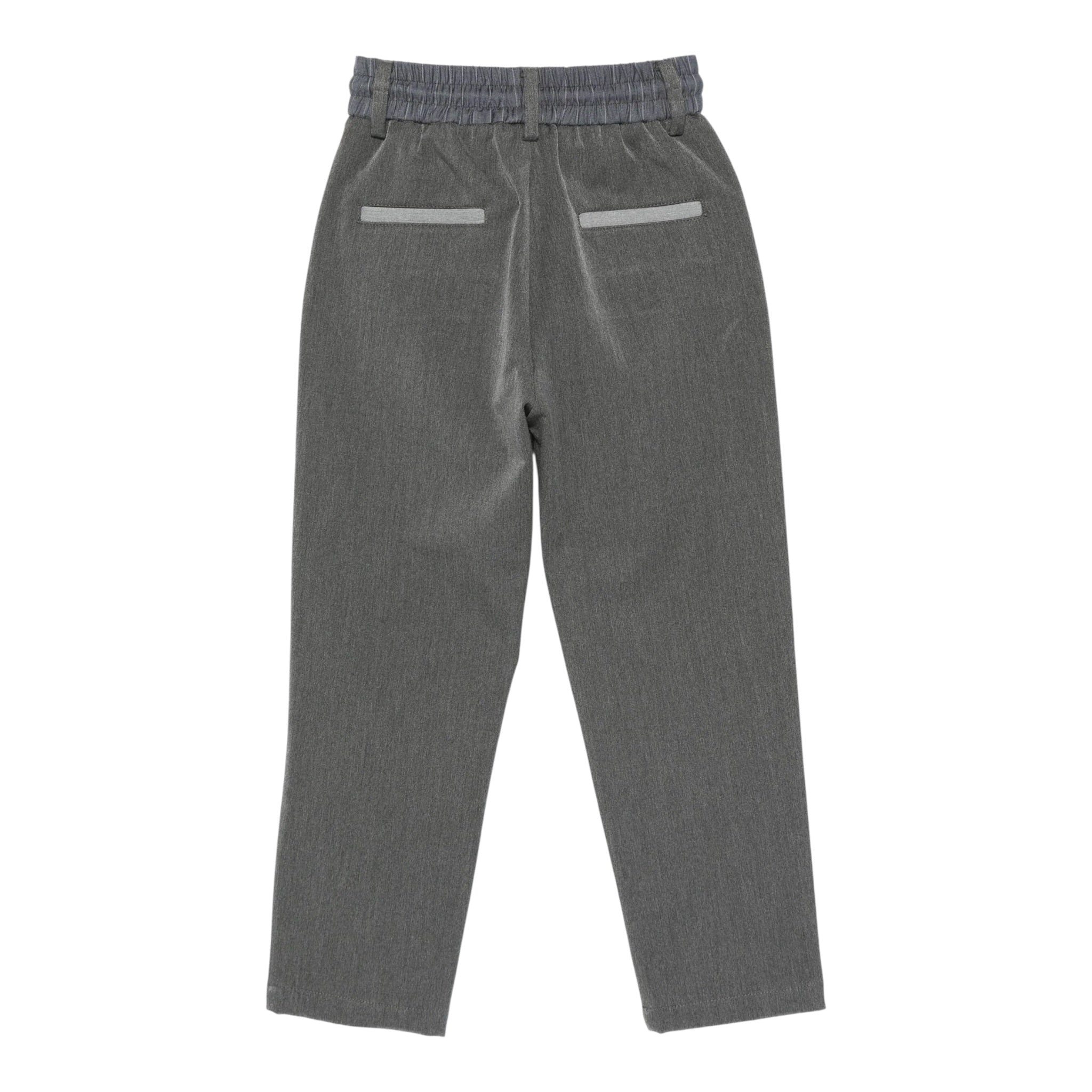 John Richmond Pantalone tinta unita con Elastico In Vita Grigio per Bambino RBA25102PA GRIGIO JOHN RICHMOND 
