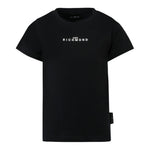 John Richmond T-Shirt tinta unita con Stampa Nero per Bambino RBA2510TSJ NERO JOHN RICHMOND 