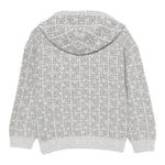 John Richmond Felpa In Maglia con Zip E Cappuccio Grigio per Bambino RBA25111MA GRIGIO JOHN RICHMOND 