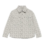 John Richmond Camicia tinta unita Logata Grigio per Bambino RBA25133CA GRIGIO JOHN RICHMOND 