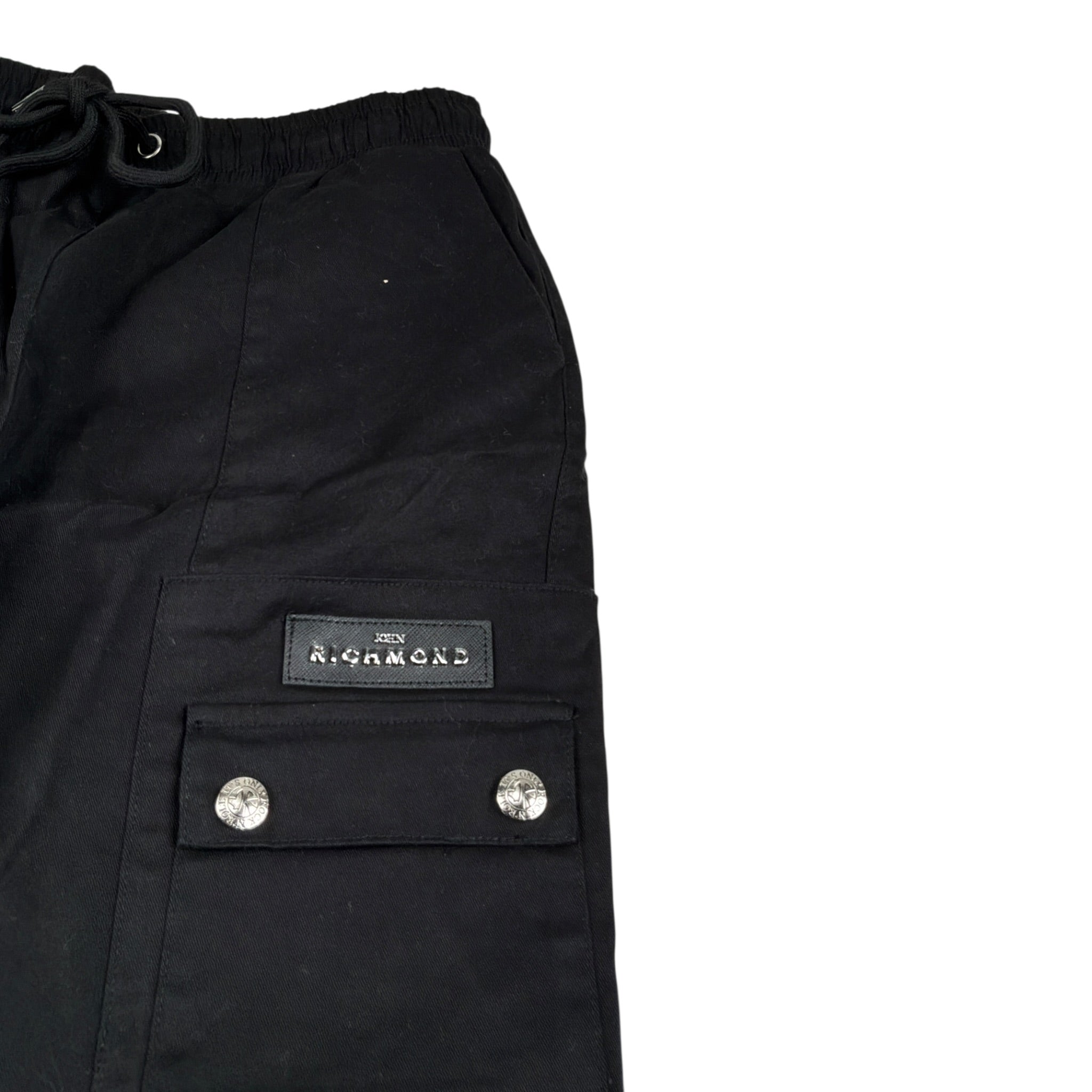 John Richmond Pantalone tinta unita con Elastico In Vita Nero per Bambino RBA25148PA NERO JOHN RICHMOND 