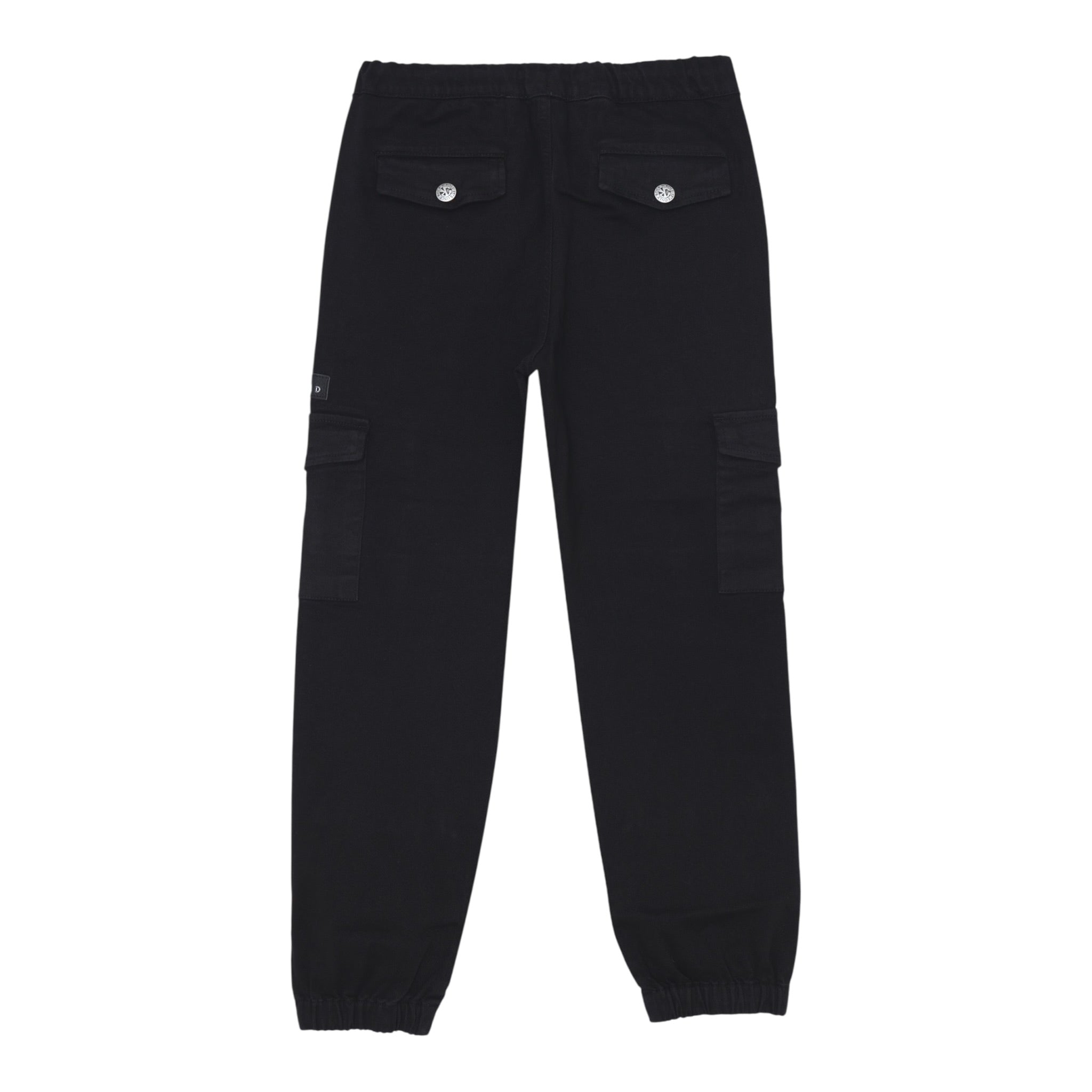 John Richmond Pantalone tinta unita con Elastico In Vita Nero per Bambino RBA25148PAX NERO JOHN RICHMOND 